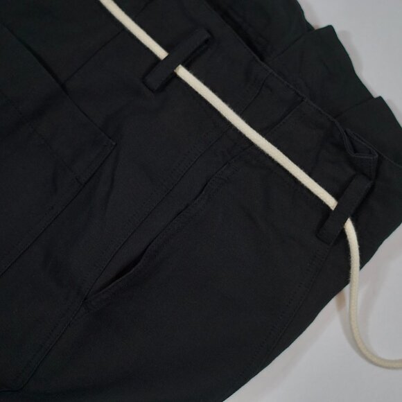 Vince High-rise cropped trouser with wrap rope/cord belt / Unisex Adult - Picture 7 of 9